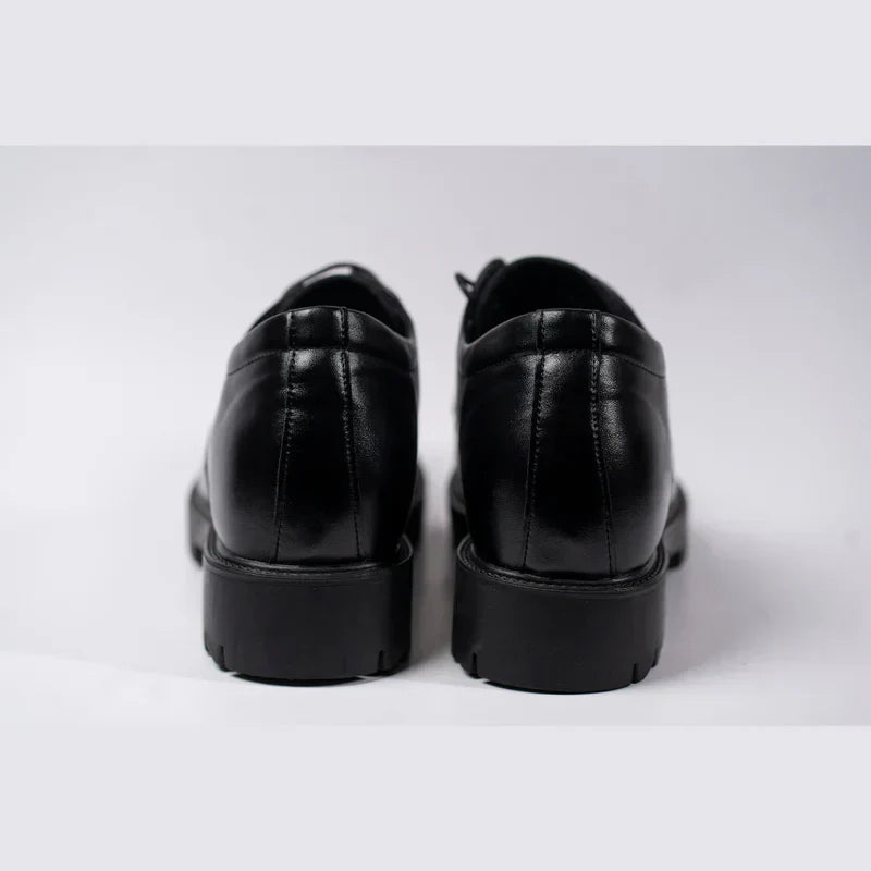 Sapato Social Elevato - Aumenta Altura 9cm -'Black'