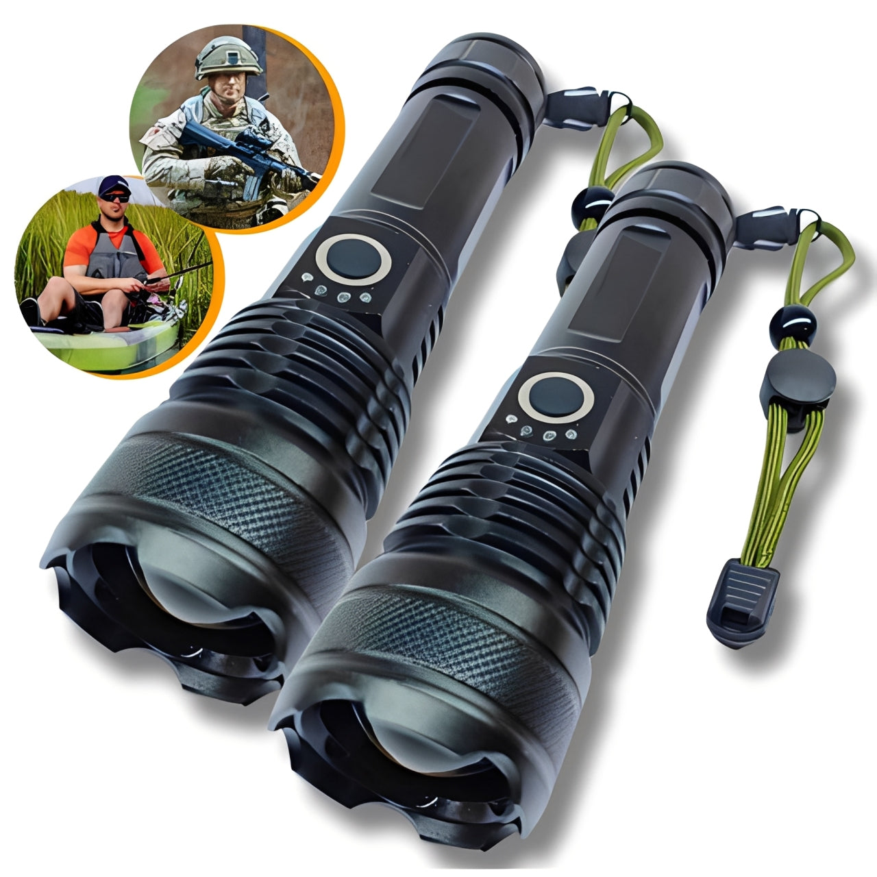 LumenX Pro™ - Lanterna Tática com 10.000 Lúmens