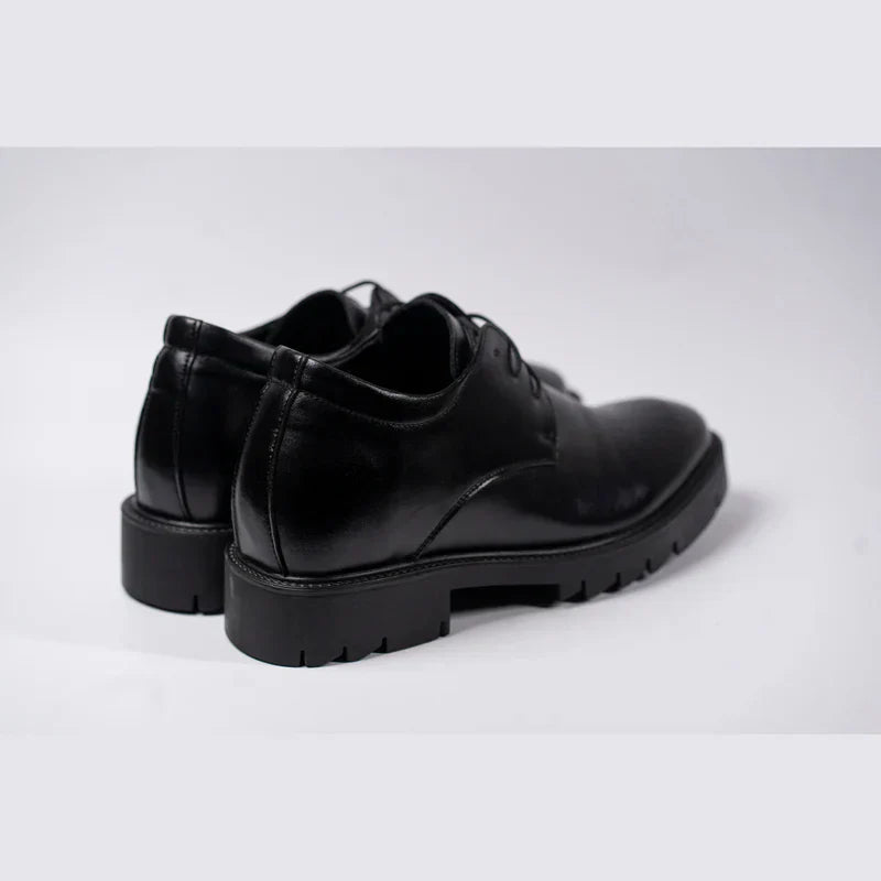 Sapato Social Elevato - Aumenta Altura 9cm -'Black'