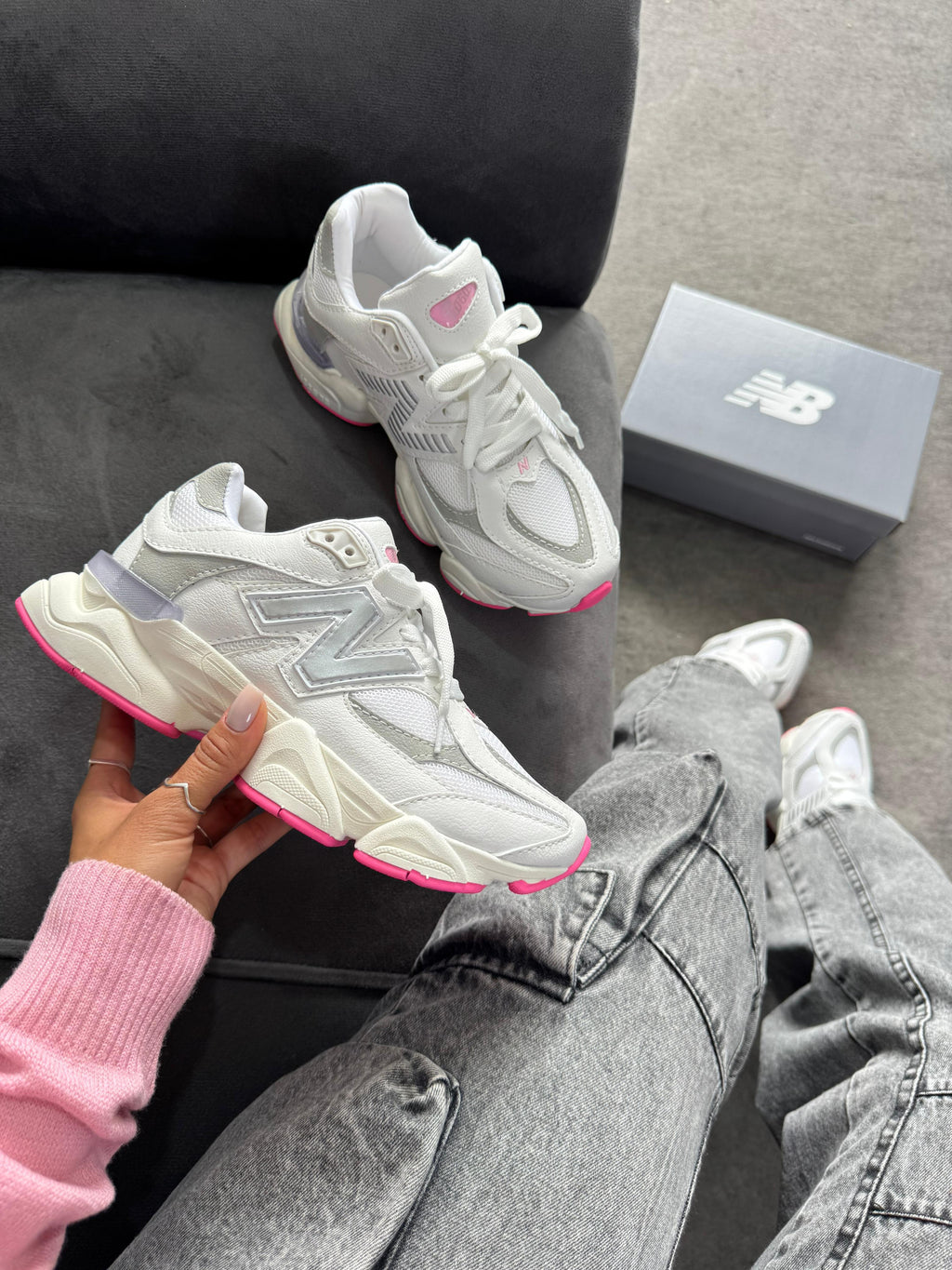 NEW BALANCE 9060 branco rosa
